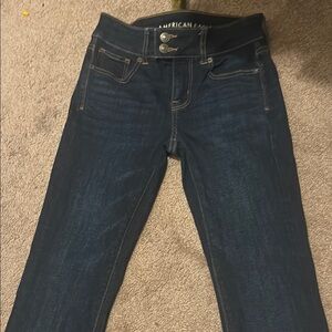 American Eagle Outfitters Blue Skinny Jeans Classic Style